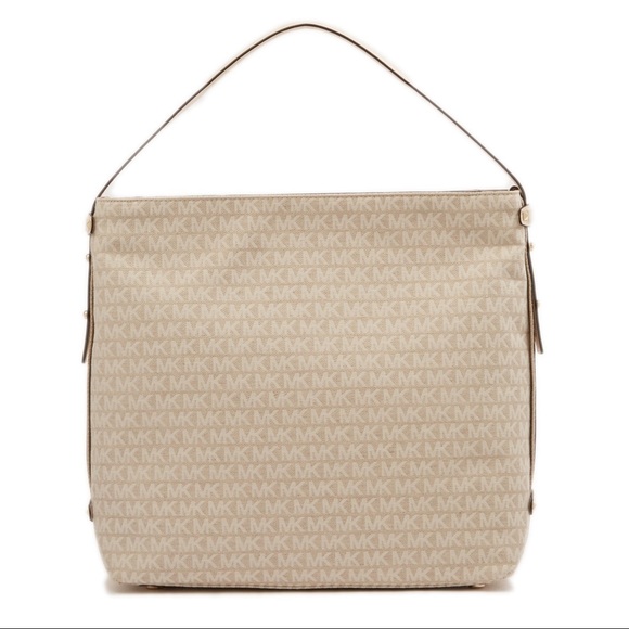 NWT MICHAEL KORS Large Top Zip Hobo Bag - Picture 3 of 5